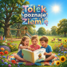 Książeczka kartonowa, Skąd bierze się dzień i noc?, Wydanie edukacyjne Kolekcja Tolek Seria 4, Z tekturowymi stronami