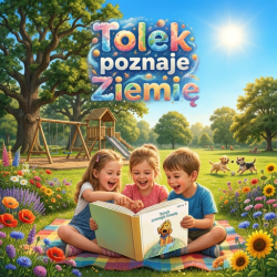 Książeczka kartonowa, Co znajduje się na Ziemi?, Wydanie edukacyjne Kolekcja Tolek Seria 6, Z tekturowymi stronami