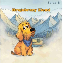 Książeczka kartonowa, Krajobrazy Ziemi, Wydanie edukacyjne Kolekcja Tolek Seria 8