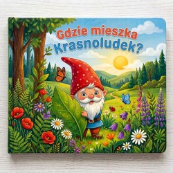 Książka kartonowa „Gdzie mieszka Krasnoludek?”